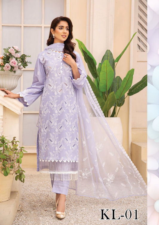 Lawnkaari By Khoobsurat Lawn'24 KL-01